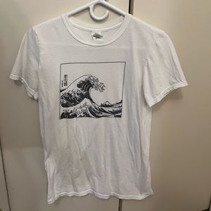 The Great Wave Off Kanagawa shirt